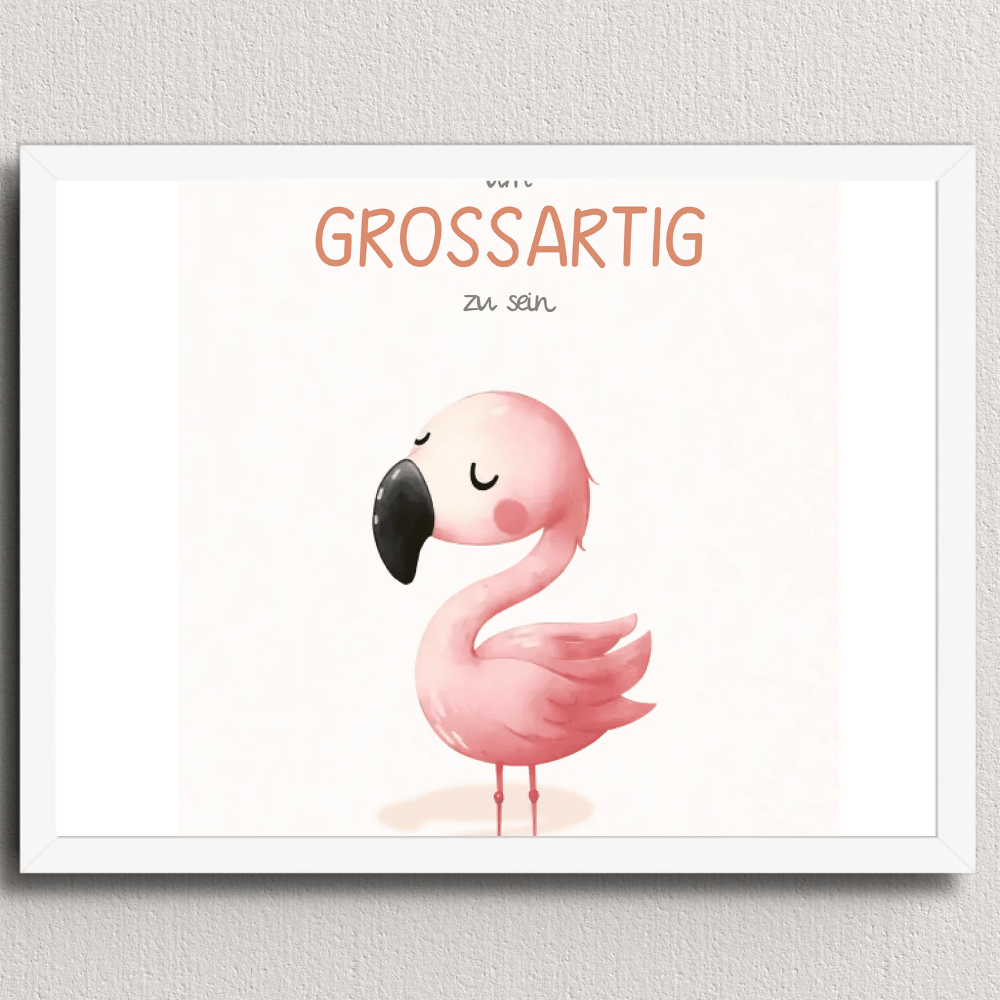 Kinderzimmerposter mit Tiermotiv – „Du bist nie zu klein, um großartig zu sein“ | Poster fürs Baby - & Kinderzimmer Little Mathilda Little Mathilda Poster