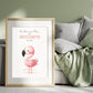 Kinderzimmerposter mit Tiermotiv – „Du bist nie zu klein, um großartig zu sein“ | Poster fürs Baby - & Kinderzimmer Little Mathilda Little Mathilda Poster