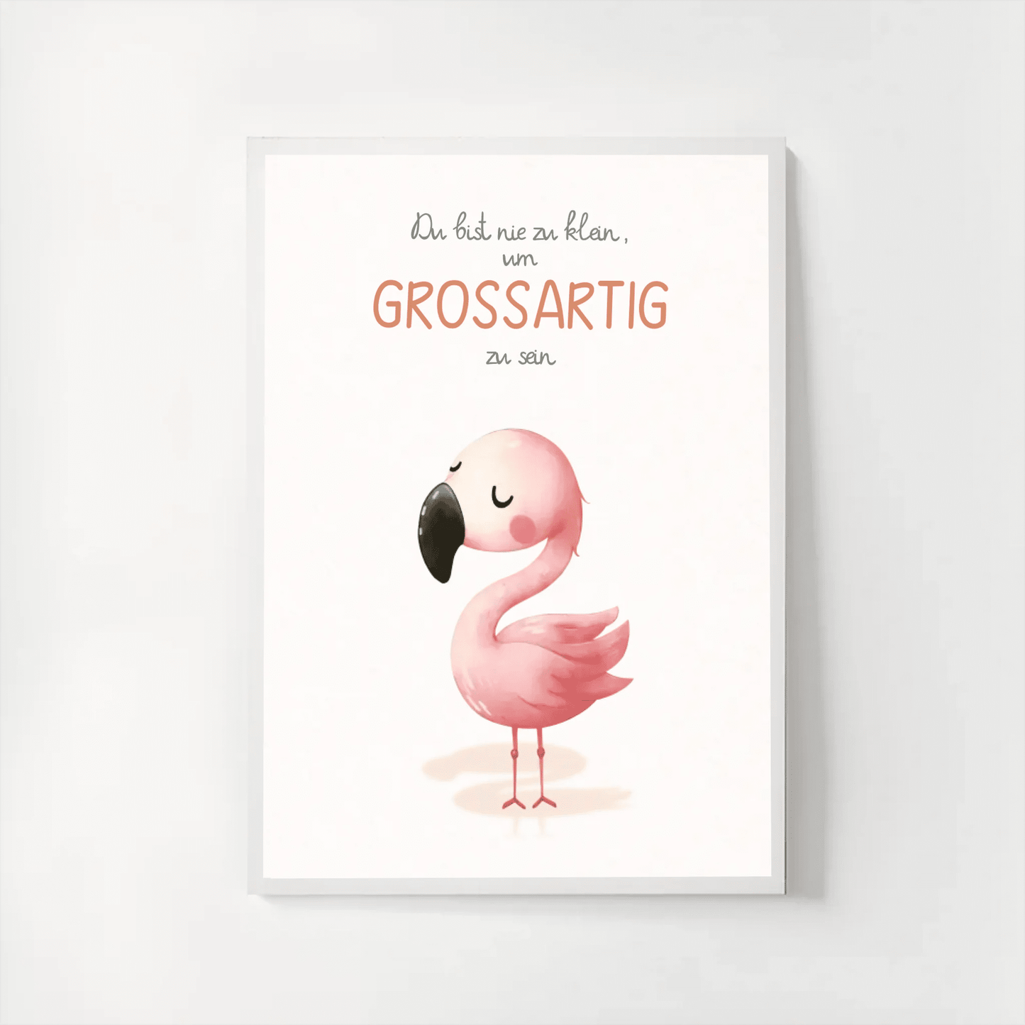 Kinderzimmerposter mit Tiermotiv – „Du bist nie zu klein, um großartig zu sein“ | Poster fürs Baby - & Kinderzimmer Little Mathilda Little Mathilda Poster