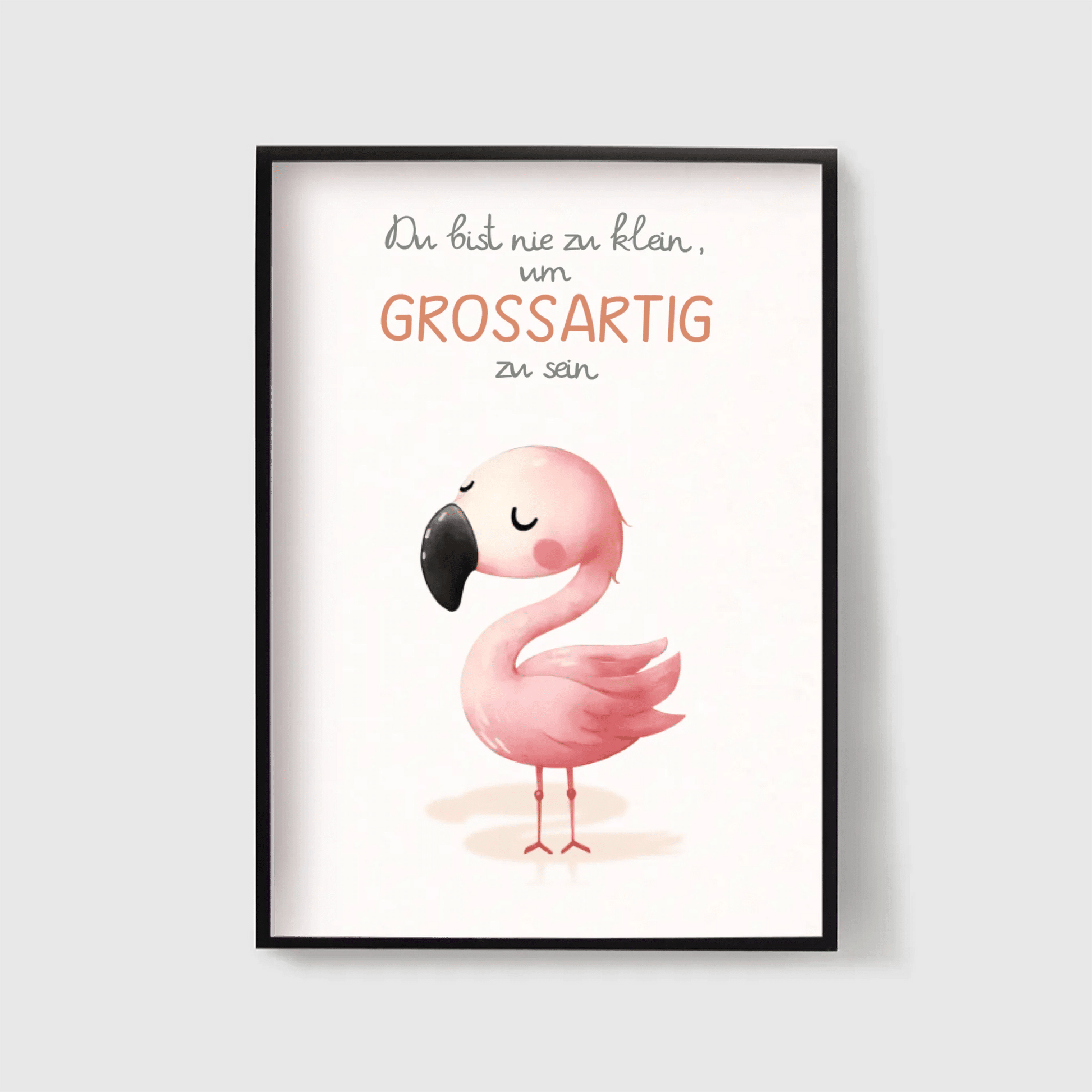 Kinderzimmerposter mit Tiermotiv – „Du bist nie zu klein, um großartig zu sein“ | Poster fürs Baby - & Kinderzimmer Little Mathilda Little Mathilda Poster