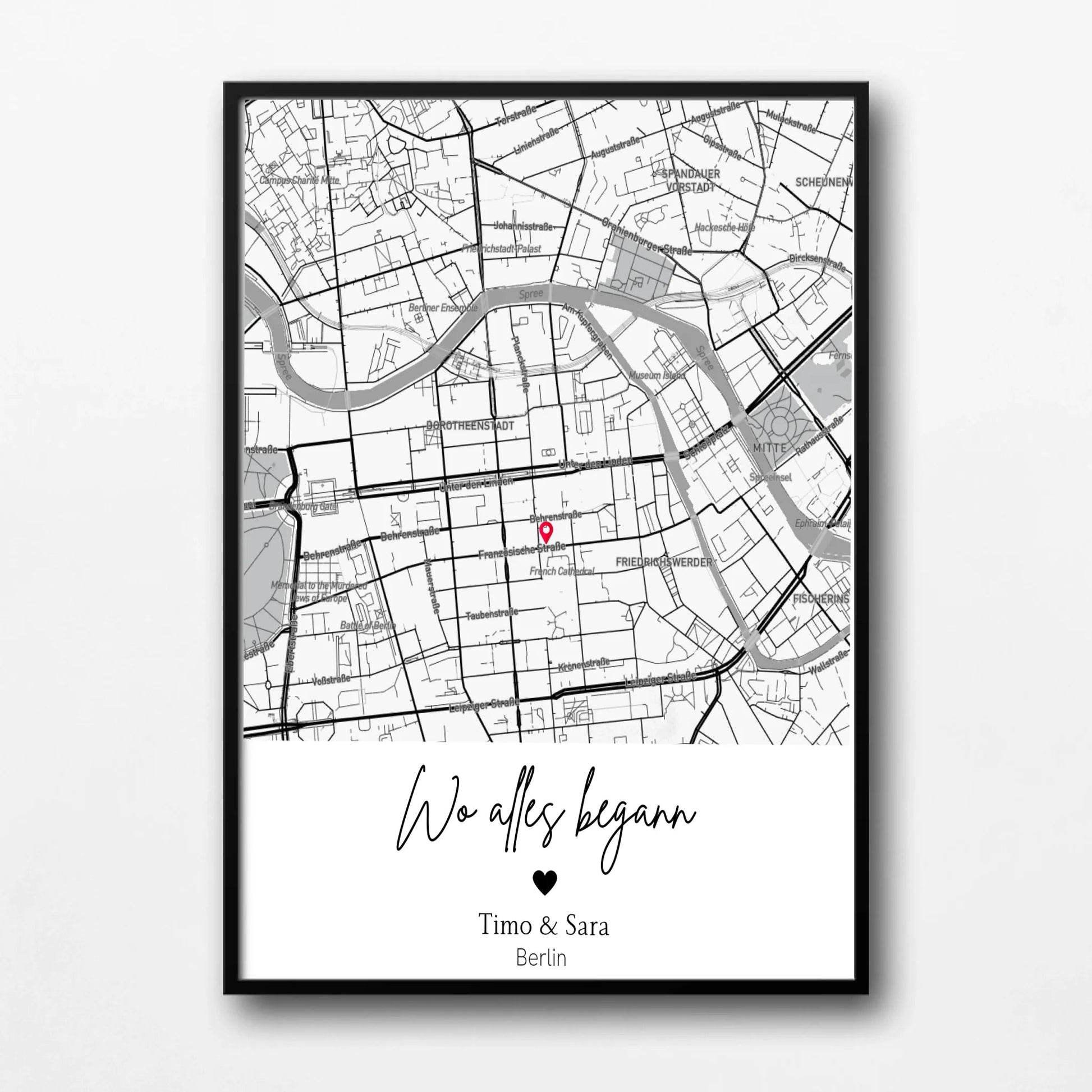 Koordinatenposter: Wo alles begann Little Mathilda Little Mathilda Poster