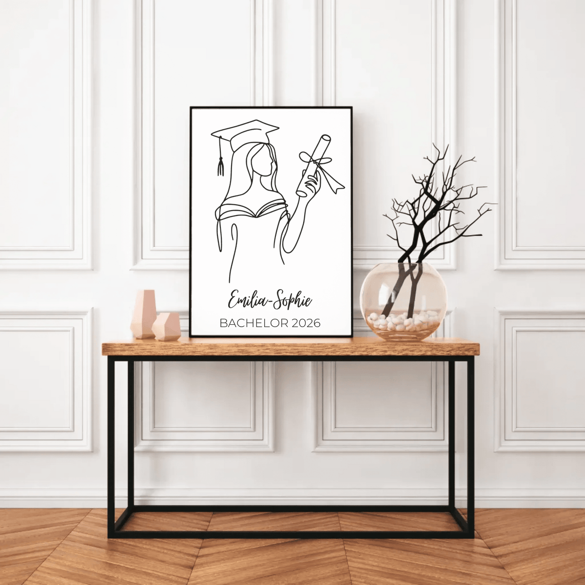 Personalisierte Abschluss-Poster 2026 mit Namen – Geschenk zum Schulabschluss Little Mathilda Little Mathilda Poster