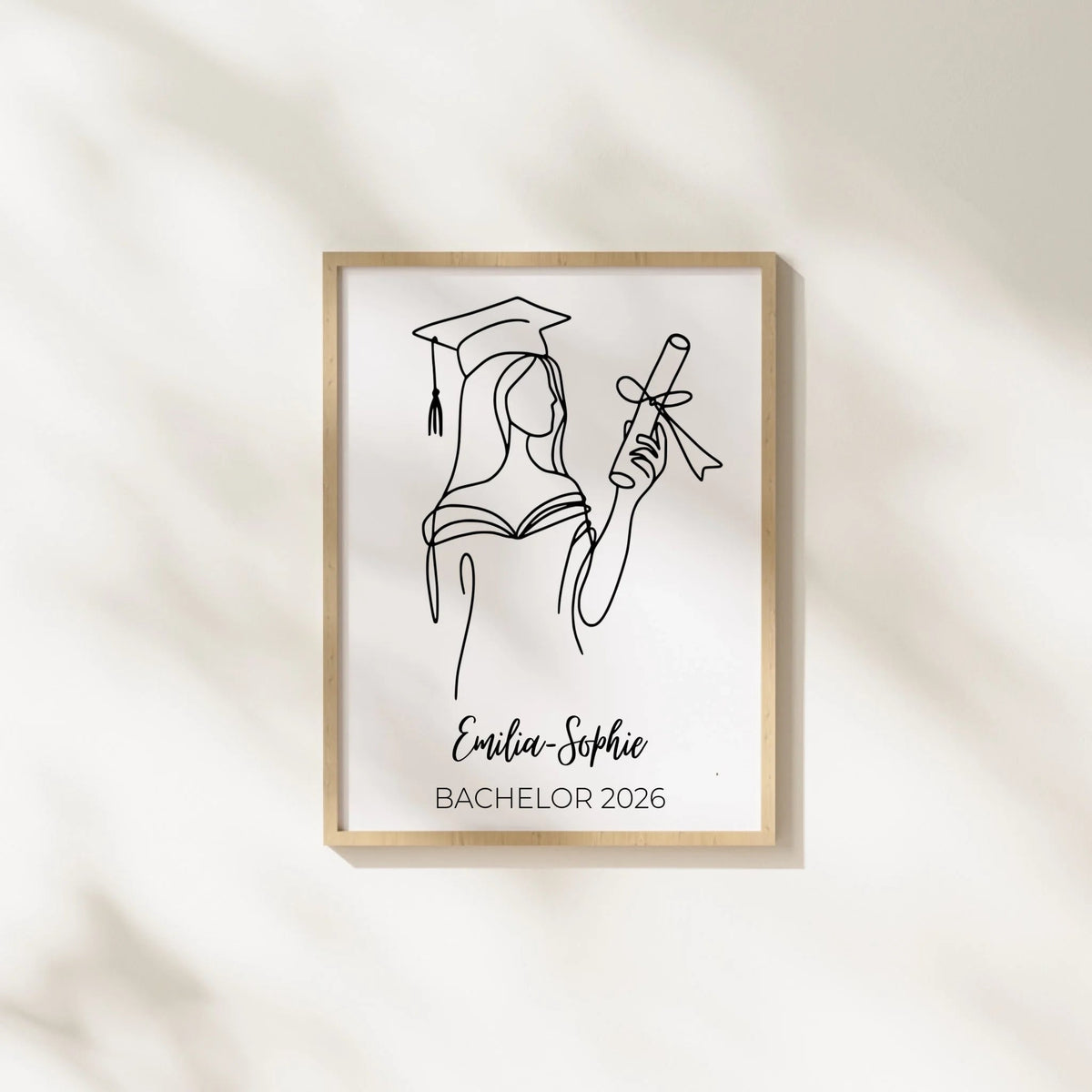 Personalisierte Abschluss-Poster 2026 mit Namen – Geschenk zum Schulabschluss Little Mathilda Little Mathilda Poster