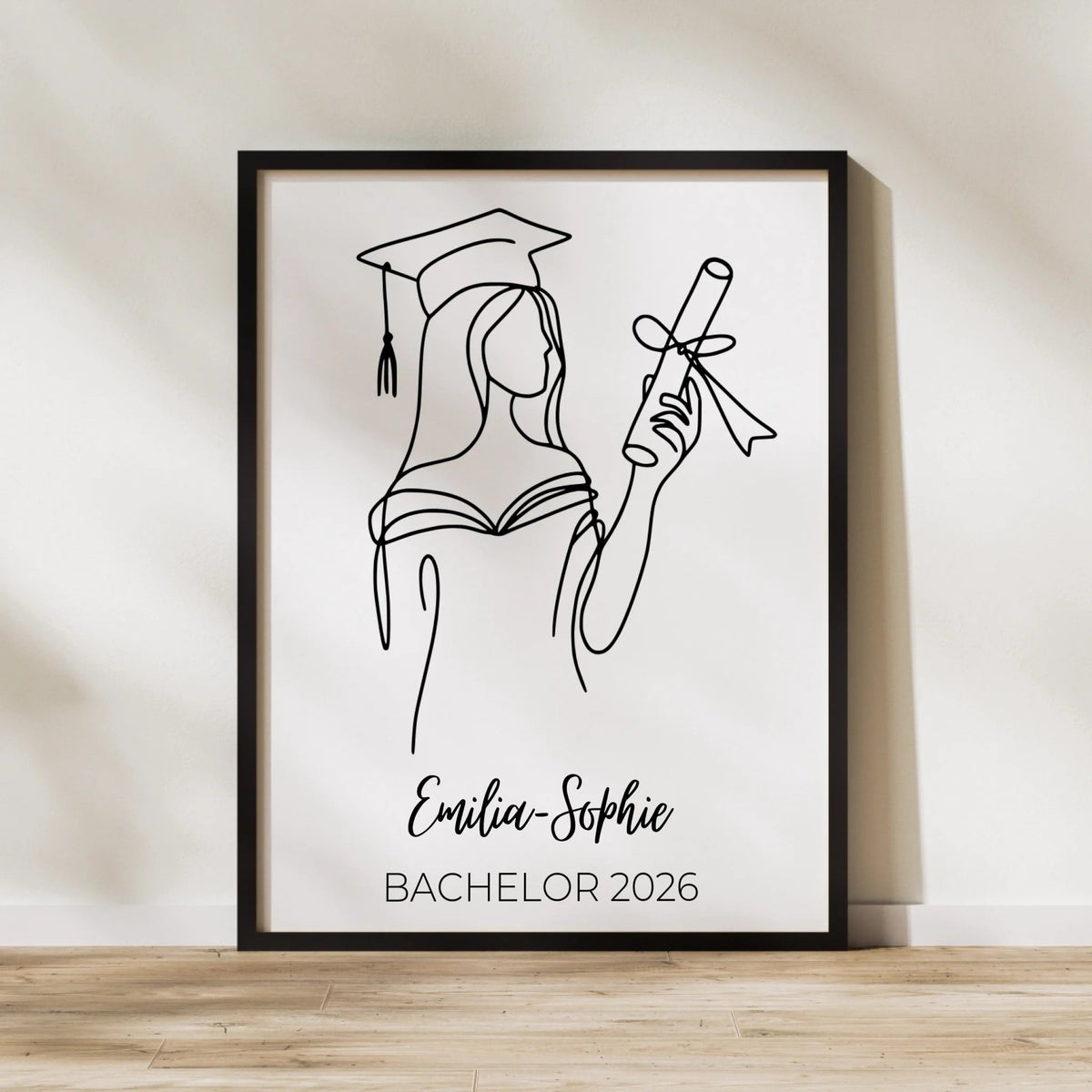 Personalisierte Abschluss-Poster 2026 mit Namen – Geschenk zum Schulabschluss Little Mathilda Little Mathilda Poster