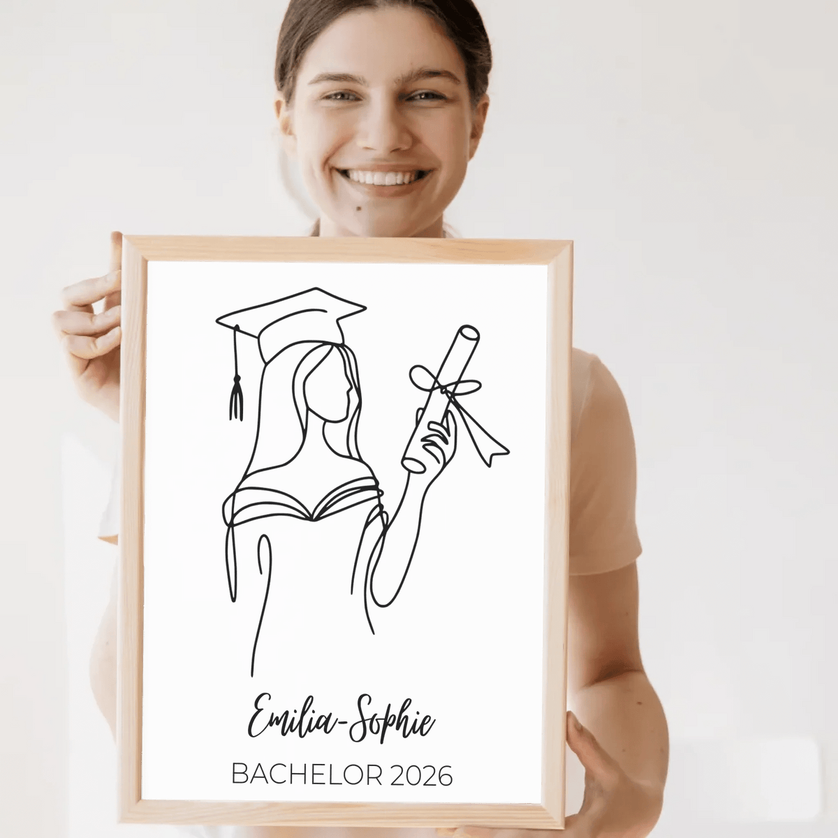 Personalisierte Abschluss-Poster 2026 mit Namen – Geschenk zum Schulabschluss Little Mathilda Little Mathilda Poster