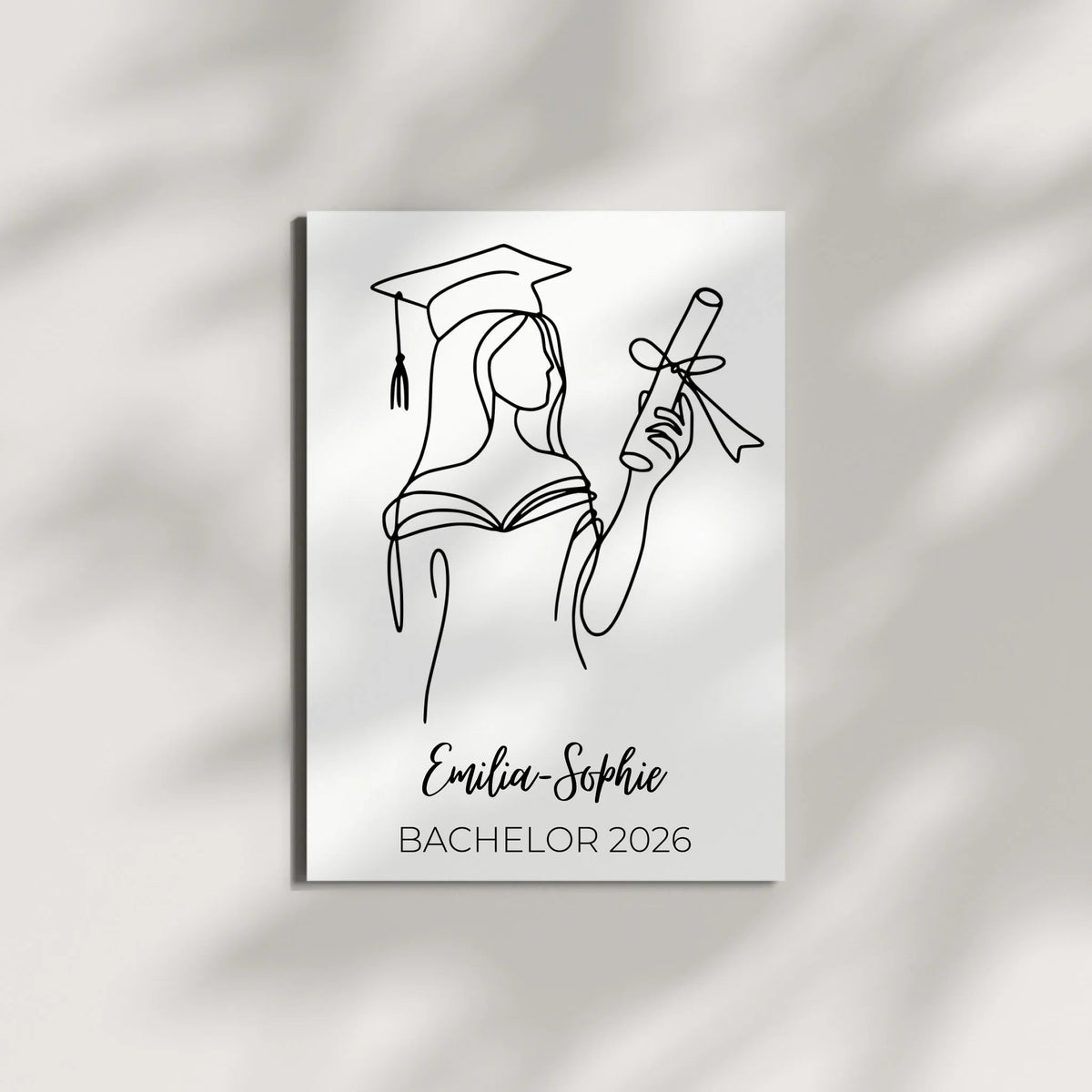 Personalisierte Abschluss-Poster 2026 mit Namen – Geschenk zum Schulabschluss Little Mathilda Little Mathilda Poster