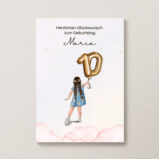 Personalisierte Geburtstagsposterfür Mädchen Little Mathilda Little Mathilda Poster