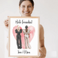Personalisierte Poster: Beste Freundin Little Mathilda Little Mathilda Poster