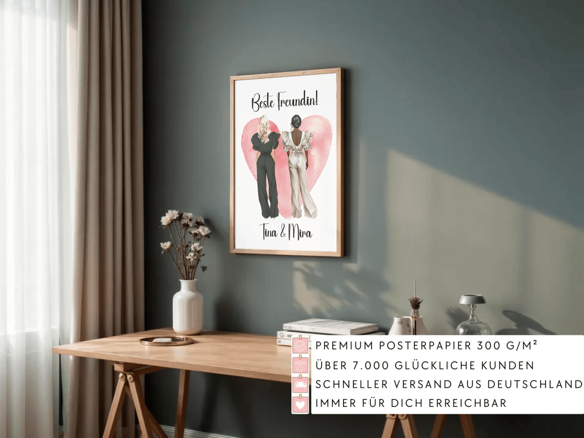 Personalisierte Poster: Beste Freundin Little Mathilda Little Mathilda Poster