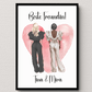 Personalisierte Poster: Beste Freundin Little Mathilda Little Mathilda Poster