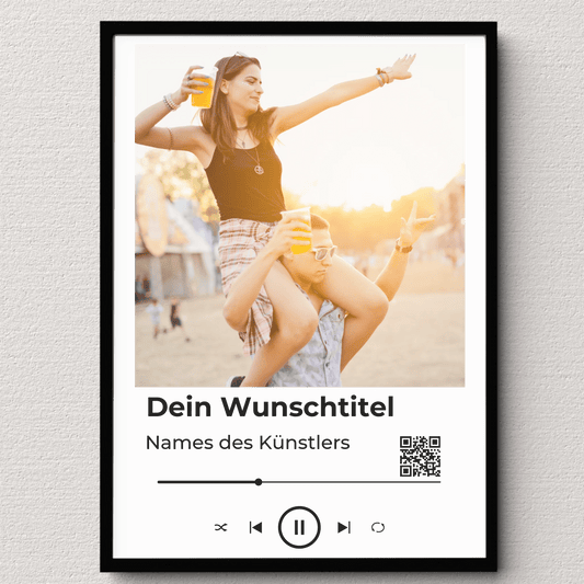 Personalisierte Poster mit Lieblingssong und Wunschfoto Little Mathilda Little Mathilda Poster
