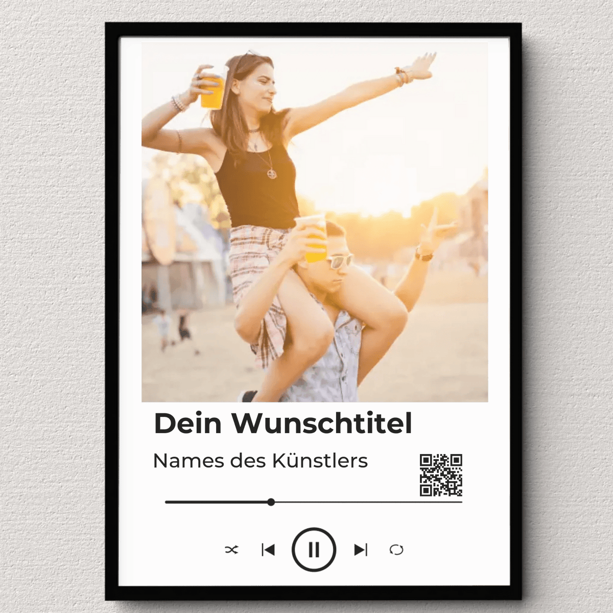 Personalisierte Poster mit Lieblingssong und Wunschfoto Little Mathilda Little Mathilda Poster