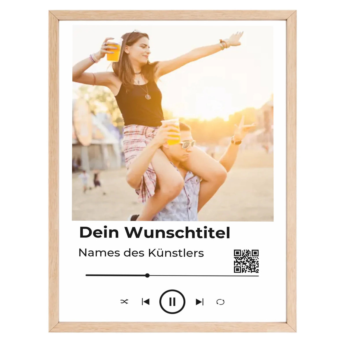 Personalisierte Poster mit Lieblingssong und Wunschfoto Little Mathilda Little Mathilda Poster
