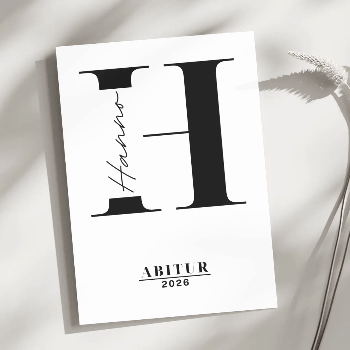 Personalisiertes Abschluss-Poster mit Namen – Geschenk zum Schulabschluss Little Mathilda Little Mathilda Poster