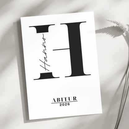 Personalisiertes Abschluss-Poster mit Namen – Geschenk zum Schulabschluss Little Mathilda Little Mathilda Poster