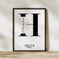 Personalisiertes Abschluss-Poster mit Namen – Geschenk zum Schulabschluss Little Mathilda Little Mathilda Poster