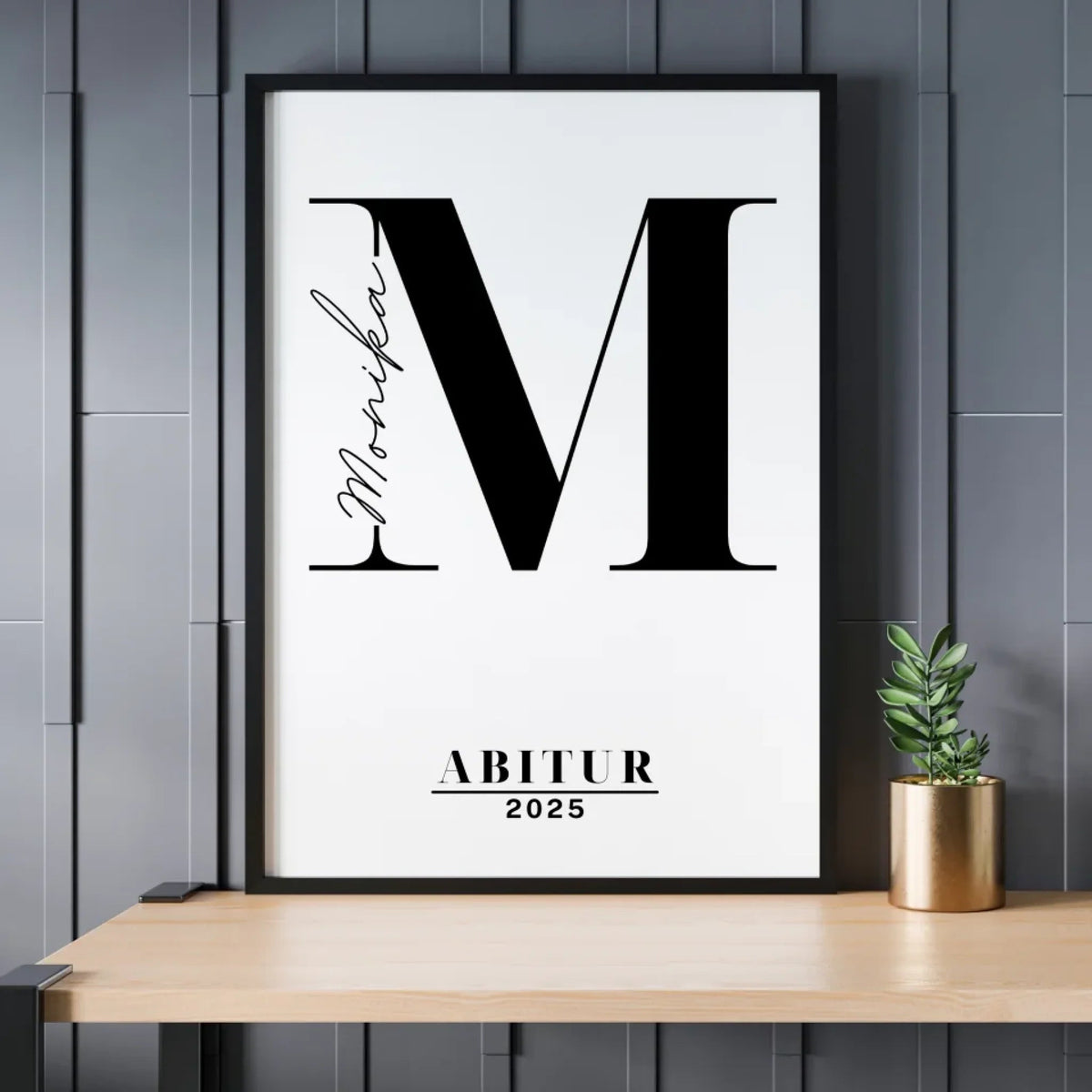 Personalisiertes Abschluss-Poster mit Namen – Geschenk zum Schulabschluss Little Mathilda Little Mathilda Poster