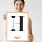 Personalisiertes Abschluss-Poster mit Namen – Geschenk zum Schulabschluss Little Mathilda Little Mathilda Poster