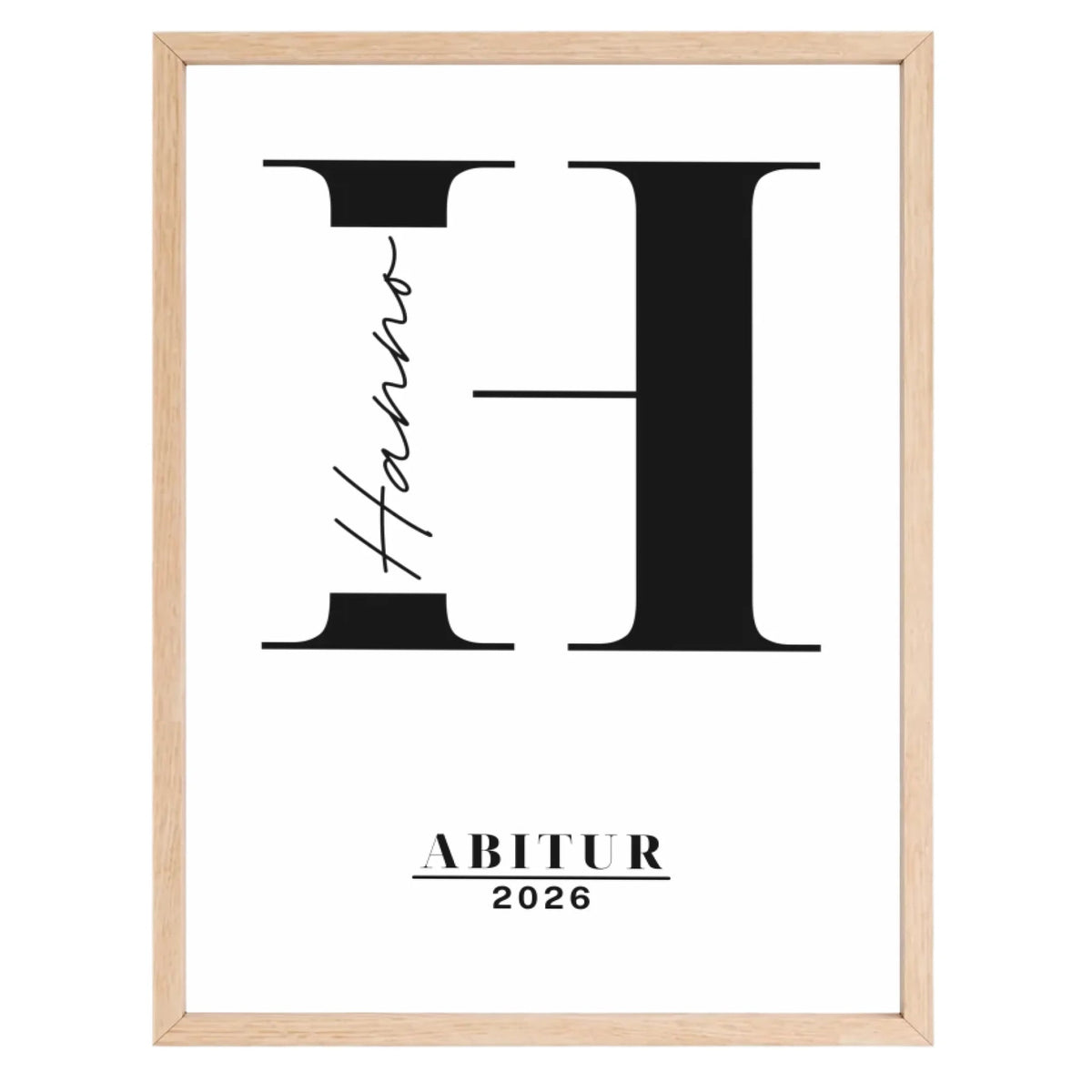 Personalisiertes Abschluss-Poster mit Namen – Geschenk zum Schulabschluss Little Mathilda Little Mathilda Poster
