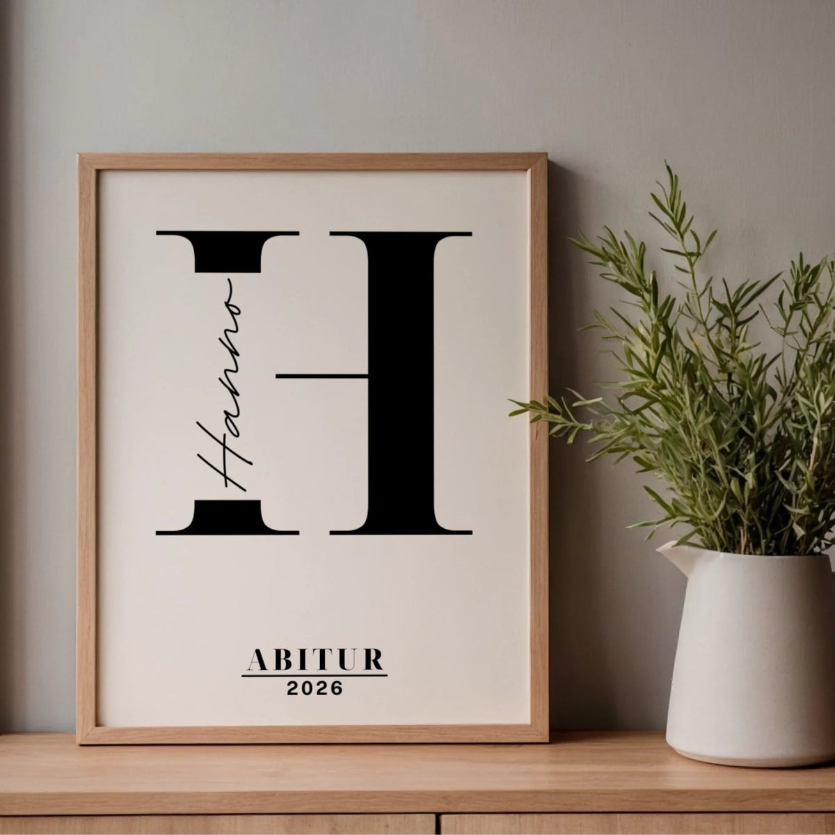 Personalisiertes Abschluss-Poster mit Namen – Geschenk zum Schulabschluss Little Mathilda Little Mathilda Poster