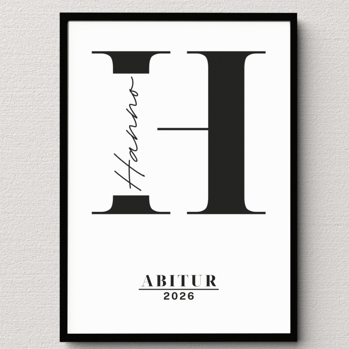 Personalisiertes Abschluss-Poster mit Namen – Geschenk zum Schulabschluss Little Mathilda Little Mathilda Poster