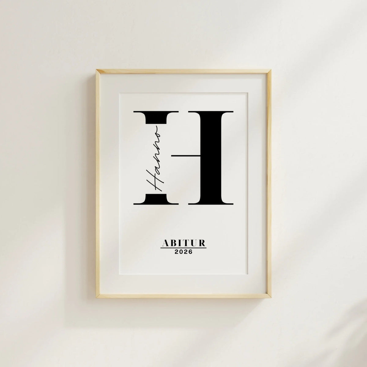 Personalisiertes Abschluss-Poster mit Namen – Geschenk zum Schulabschluss Little Mathilda Little Mathilda Poster