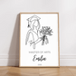 Personalisiertes Abschlussposter 2026 mit Name, Abschluss & Jahr Little Mathilda Little Mathilda Poster