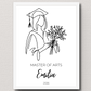 Personalisiertes Abschlussposter 2026 mit Name, Abschluss & Jahr Little Mathilda Little Mathilda Poster