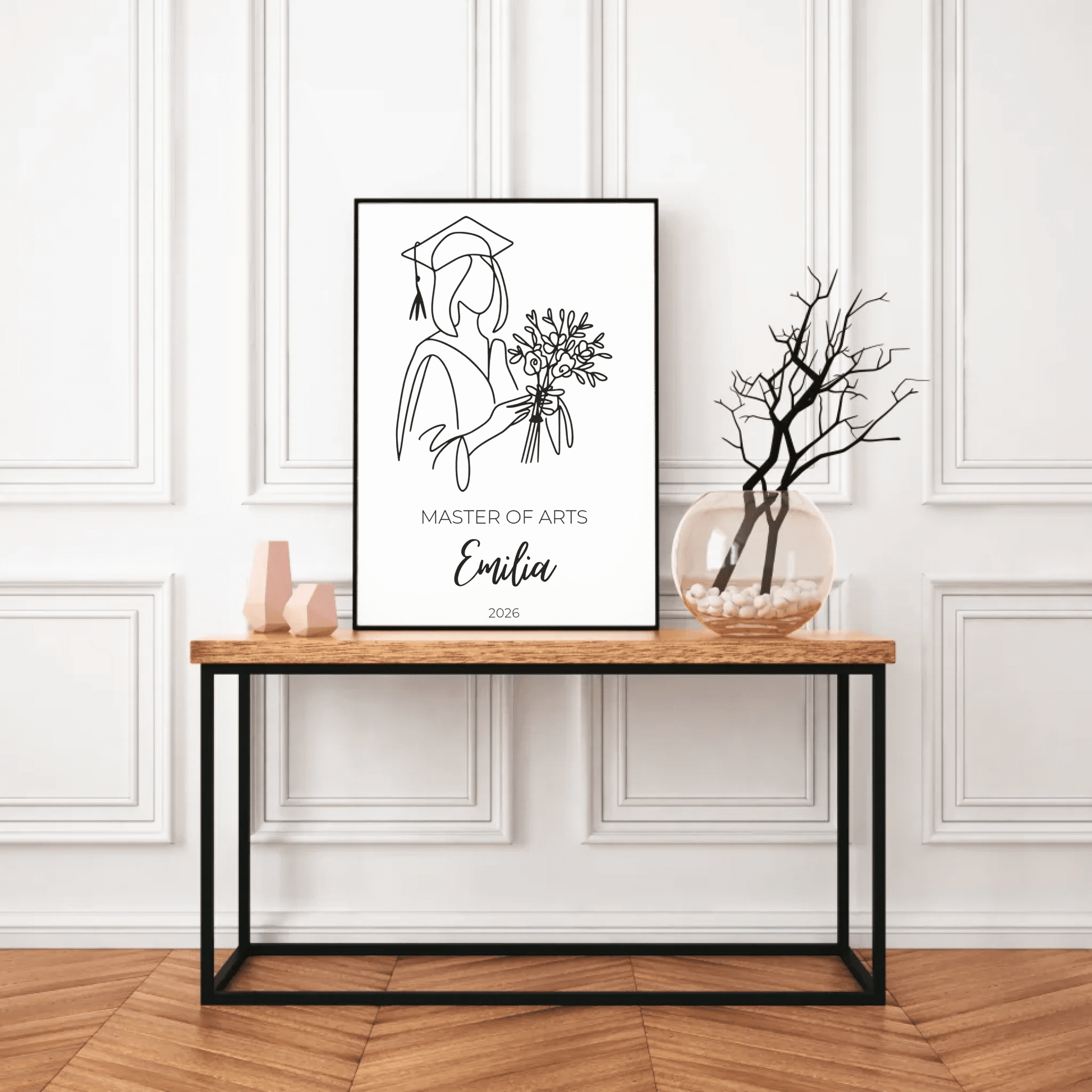Personalisiertes Abschlussposter 2026 mit Name, Abschluss & Jahr Little Mathilda Little Mathilda Poster