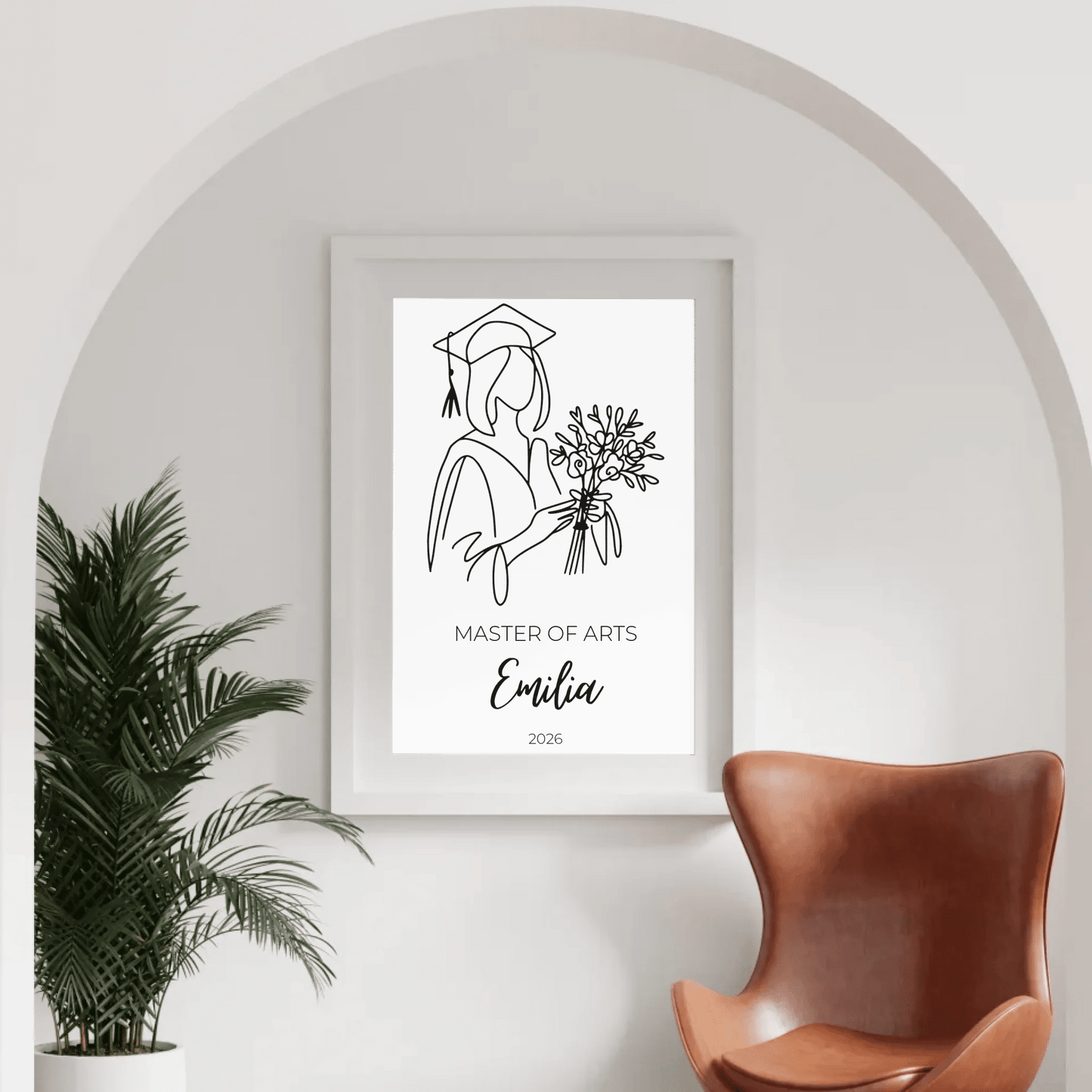 Personalisiertes Abschlussposter 2026 mit Name, Abschluss & Jahr Little Mathilda Little Mathilda Poster