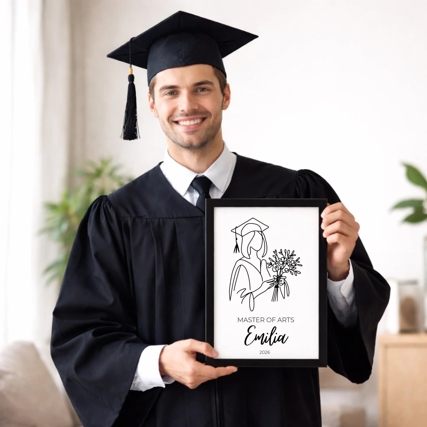 Personalisiertes Abschlussposter 2026 mit Name, Abschluss & Jahr Little Mathilda Little Mathilda Poster
