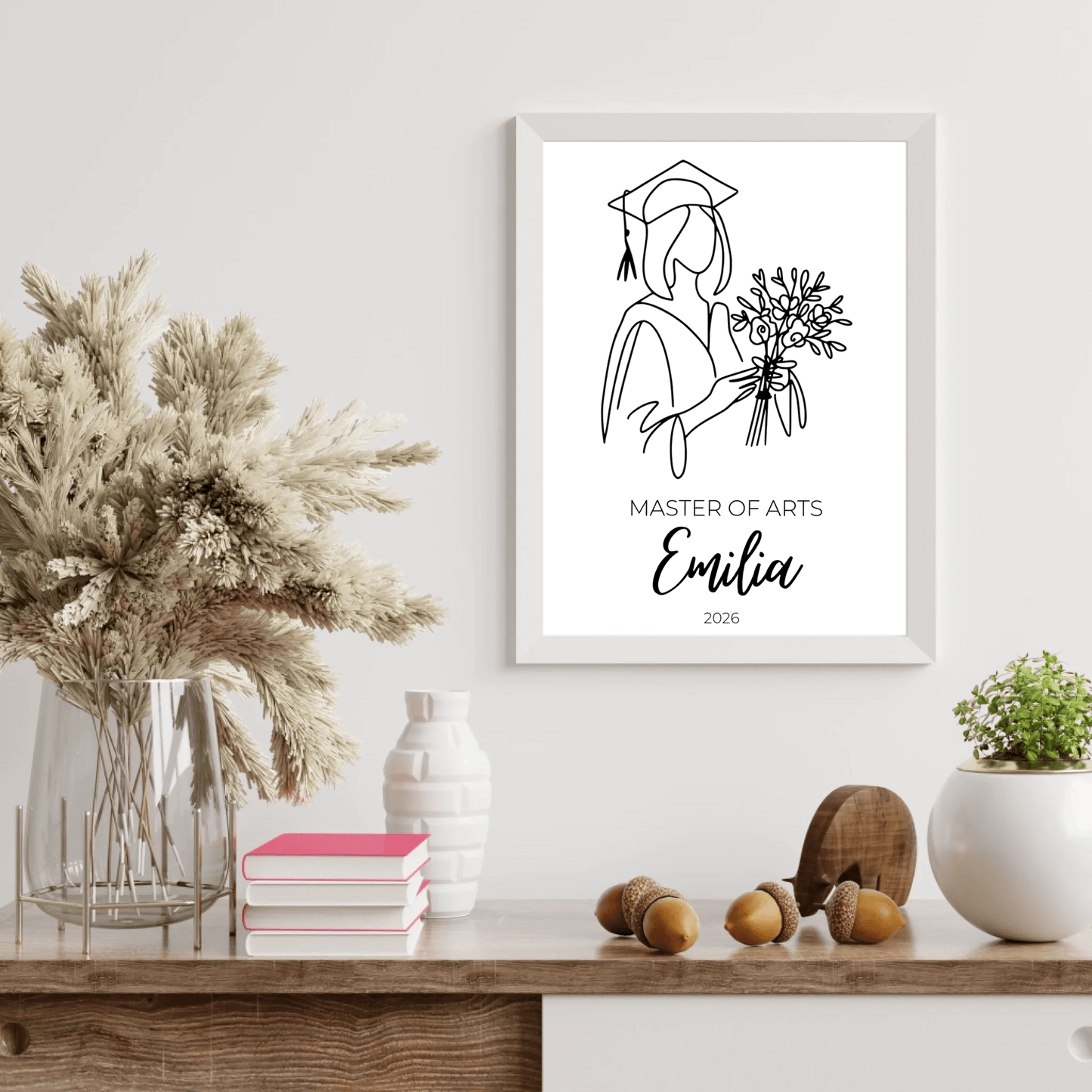 Personalisiertes Abschlussposter 2026 mit Name, Abschluss & Jahr Little Mathilda Little Mathilda Poster