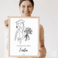 Personalisiertes Abschlussposter 2026 mit Name, Abschluss & Jahr Little Mathilda Little Mathilda Poster