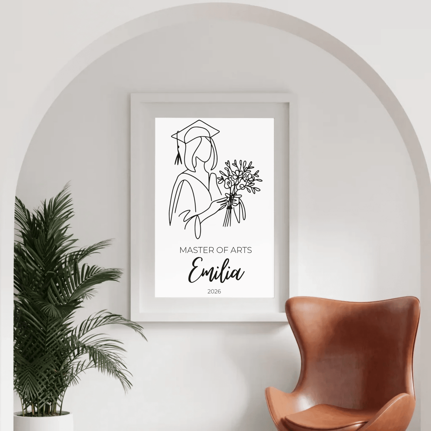 Personalisiertes Abschlussposter 2026 mit Name, Abschluss & Jahr Little Mathilda Little Mathilda Poster