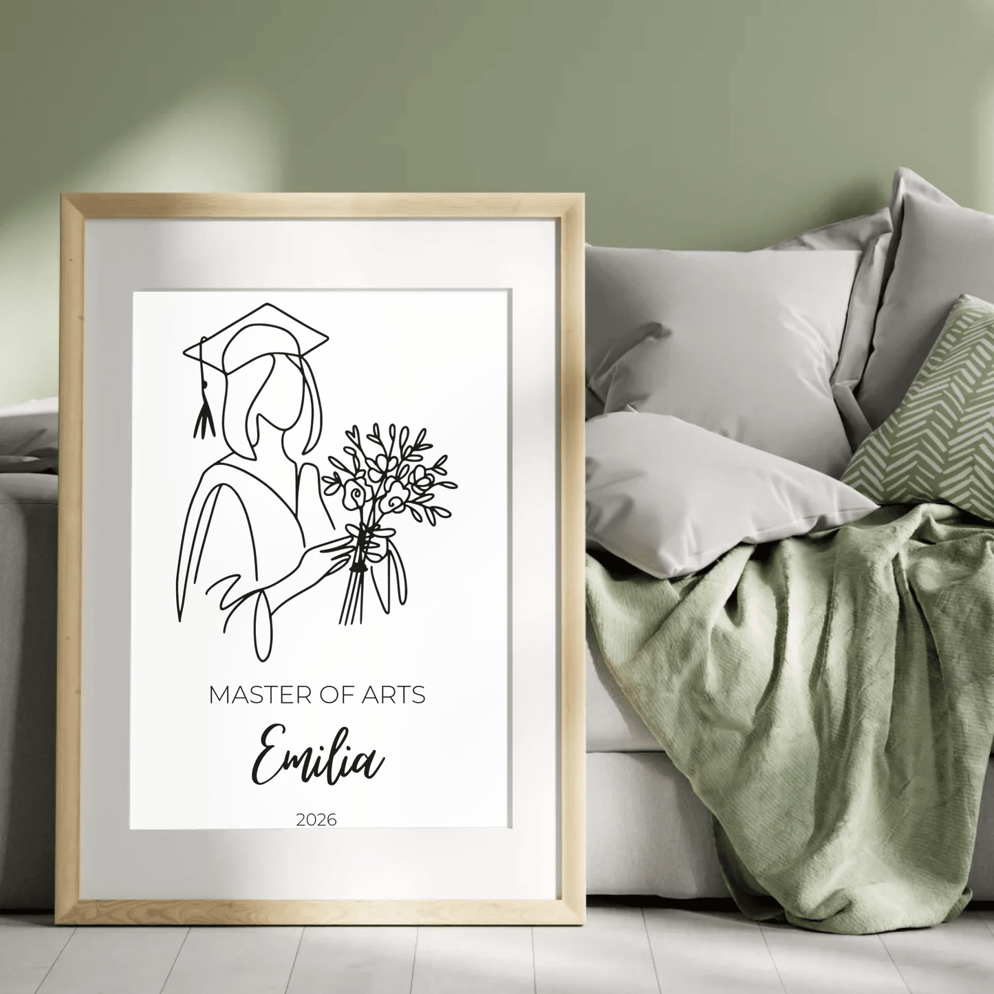 Personalisiertes Abschlussposter 2026 mit Name, Abschluss & Jahr Little Mathilda Little Mathilda Poster