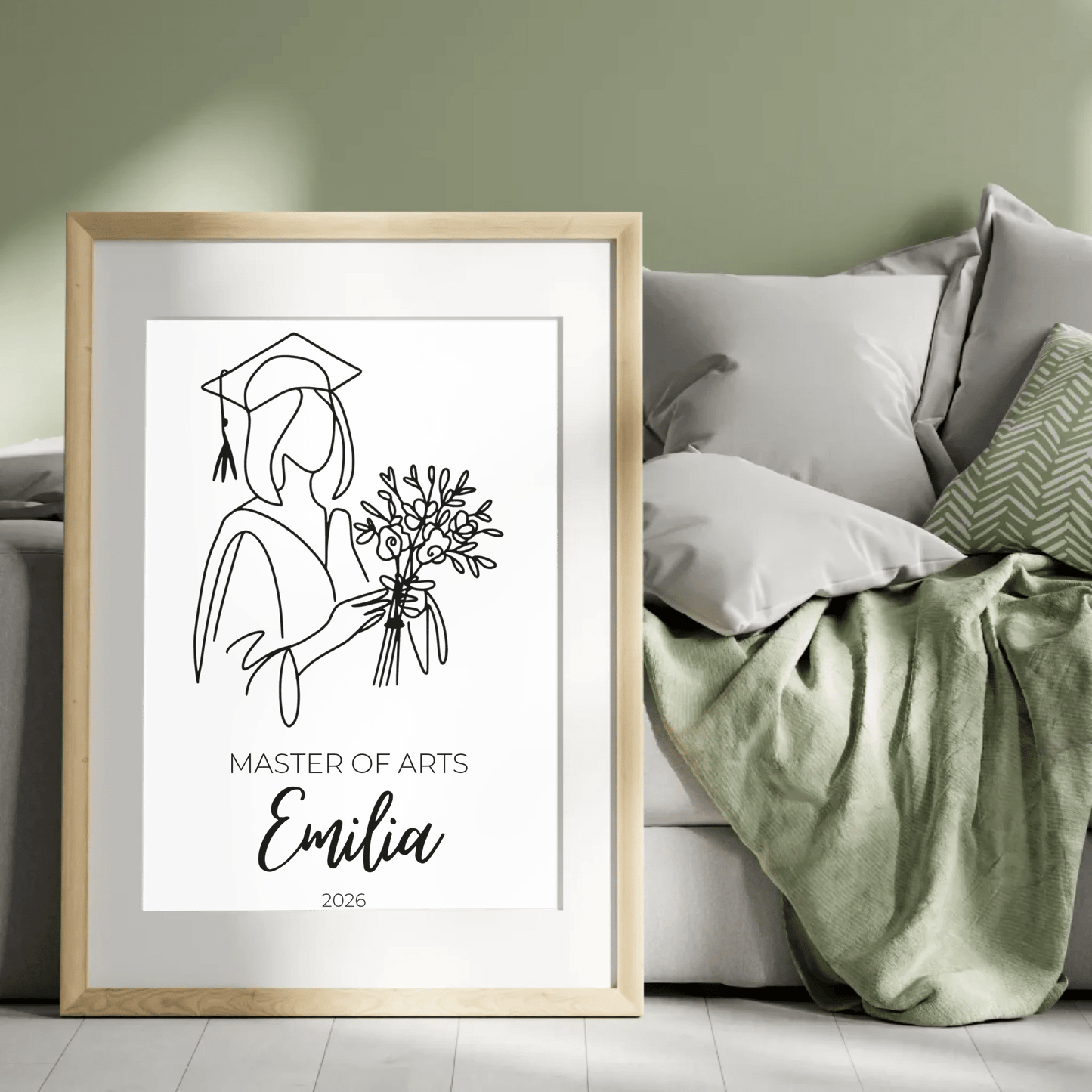 Personalisiertes Abschlussposter 2026 mit Name, Abschluss & Jahr Little Mathilda Little Mathilda Poster