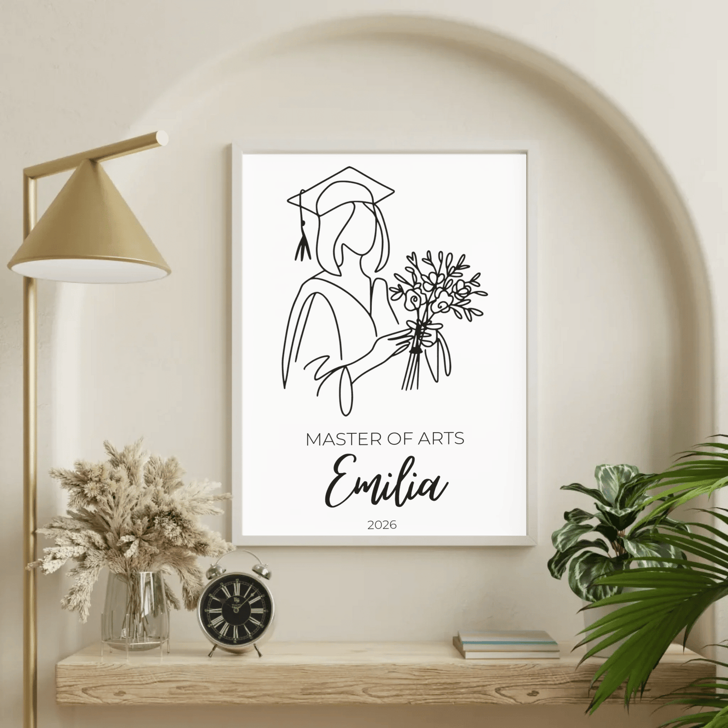 Personalisiertes Abschlussposter 2026 mit Name, Abschluss & Jahr Little Mathilda Little Mathilda Poster