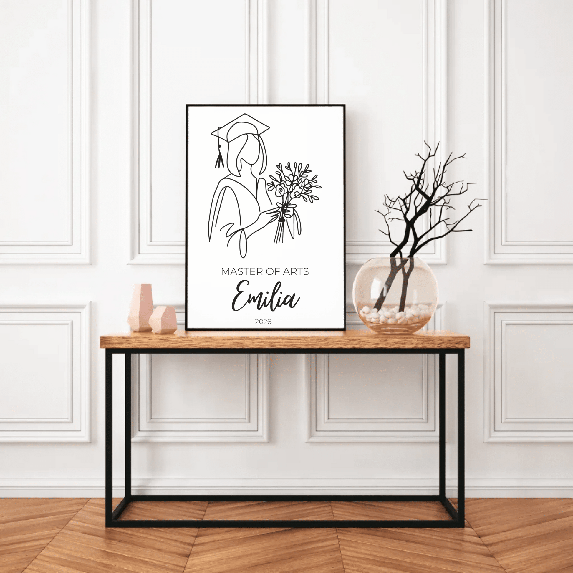 Personalisiertes Abschlussposter 2026 mit Name, Abschluss & Jahr Little Mathilda Little Mathilda Poster