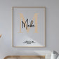 Personalisiertes Abschlussposter mit Namen Little Mathilda Little MAthilda Poster
