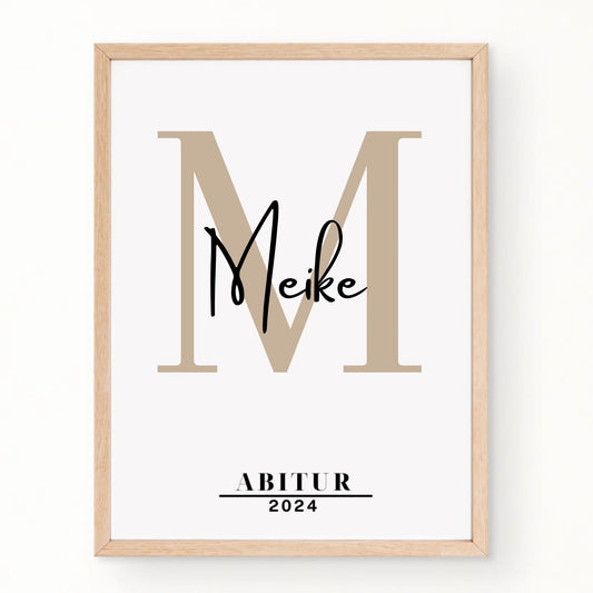 Personalisiertes Abschlussposter mit Namen Little Mathilda Little MAthilda Poster