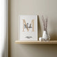 Personalisiertes Abschlussposter mit Namen Little Mathilda Little MAthilda Poster