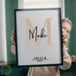 Personalisiertes Abschlussposter mit Namen Little Mathilda Little MAthilda Poster