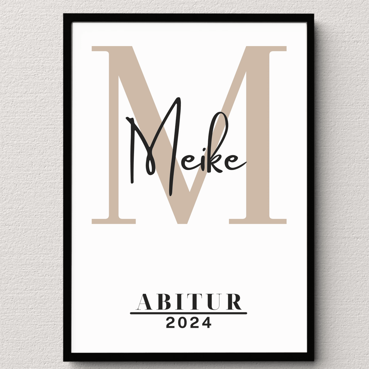 Personalisiertes Abschlussposter mit Namen – Moderne Wanddeko zum Schulabschluss Little Mathilda Little MAthilda Poster