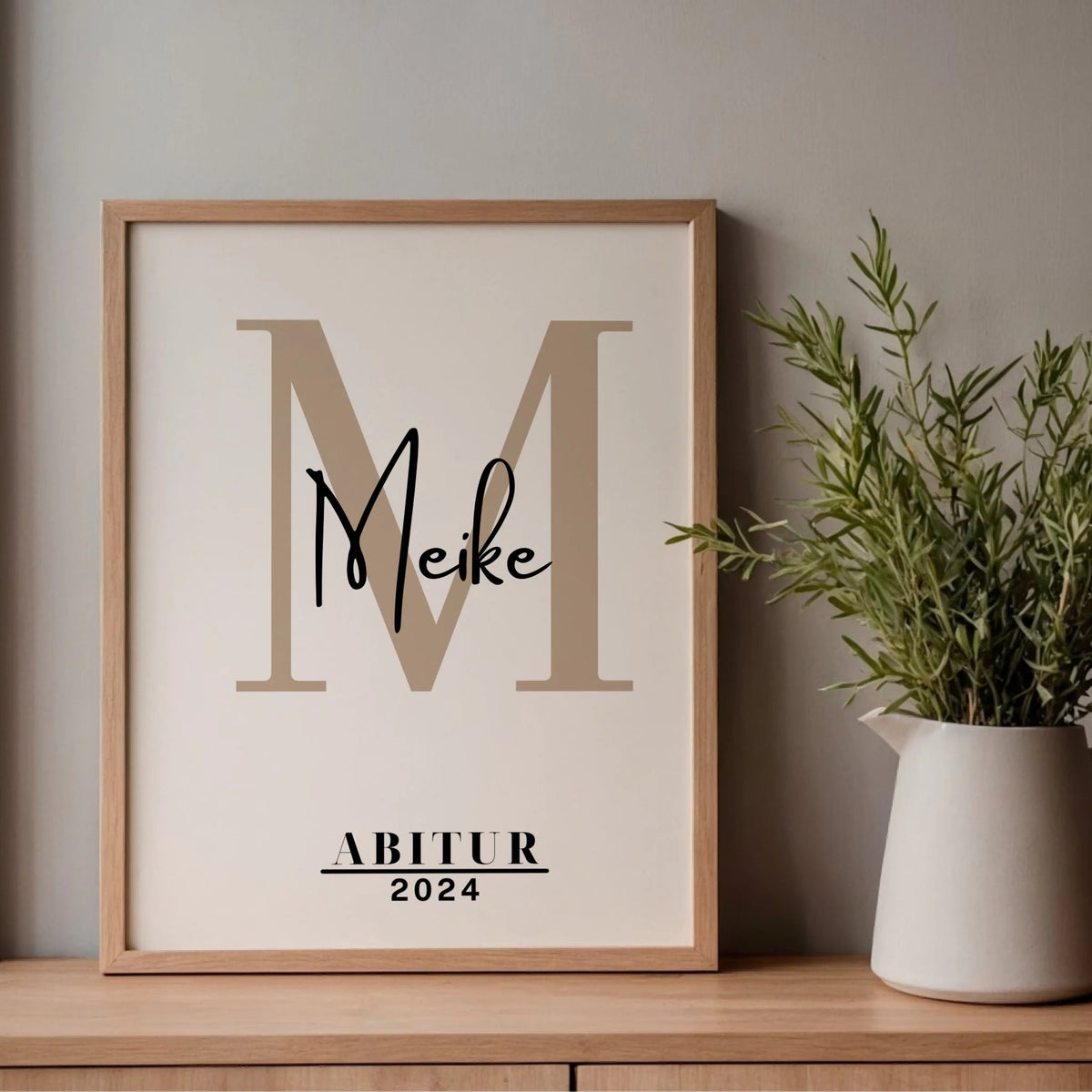 Personalisiertes Abschlussposter mit Namen – Moderne Wanddeko zum Schulabschluss Little Mathilda Little MAthilda Poster