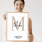 Personalisiertes Abschlussposter mit Namen – Moderne Wanddeko zum Schulabschluss Little Mathilda Little MAthilda Poster