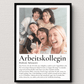 Personalisiertes Definitionsposter - Arbeitskollegin mit Wunschfoto Little Mathilda Little Mathilda Poster