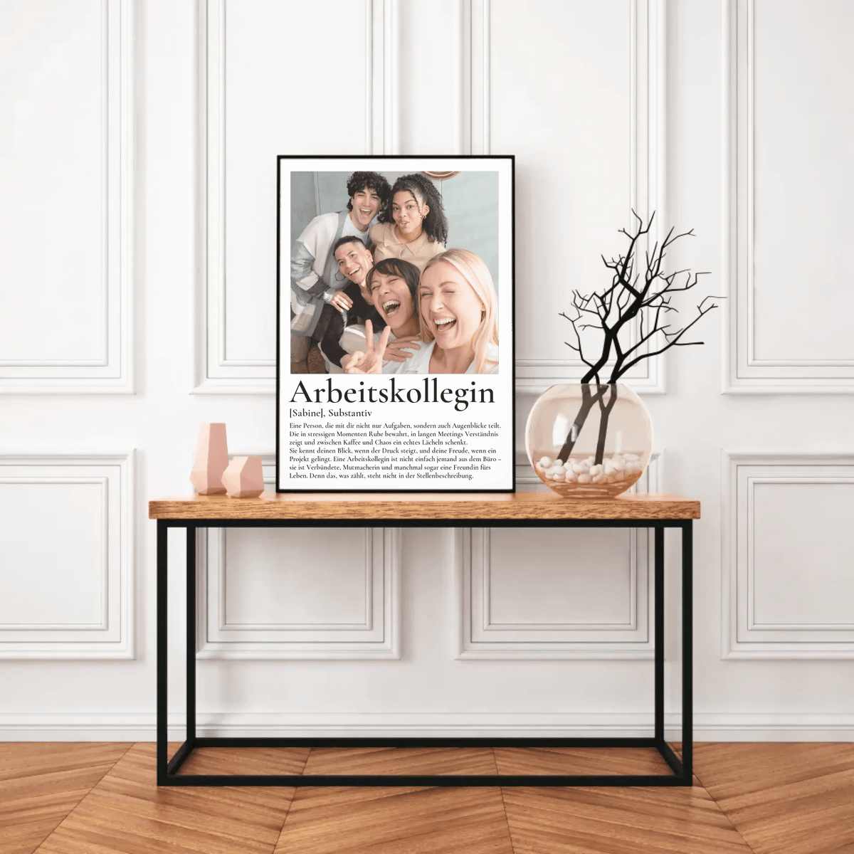 Personalisiertes Definitionsposter - Arbeitskollegin mit Wunschfoto Little Mathilda Little Mathilda Poster