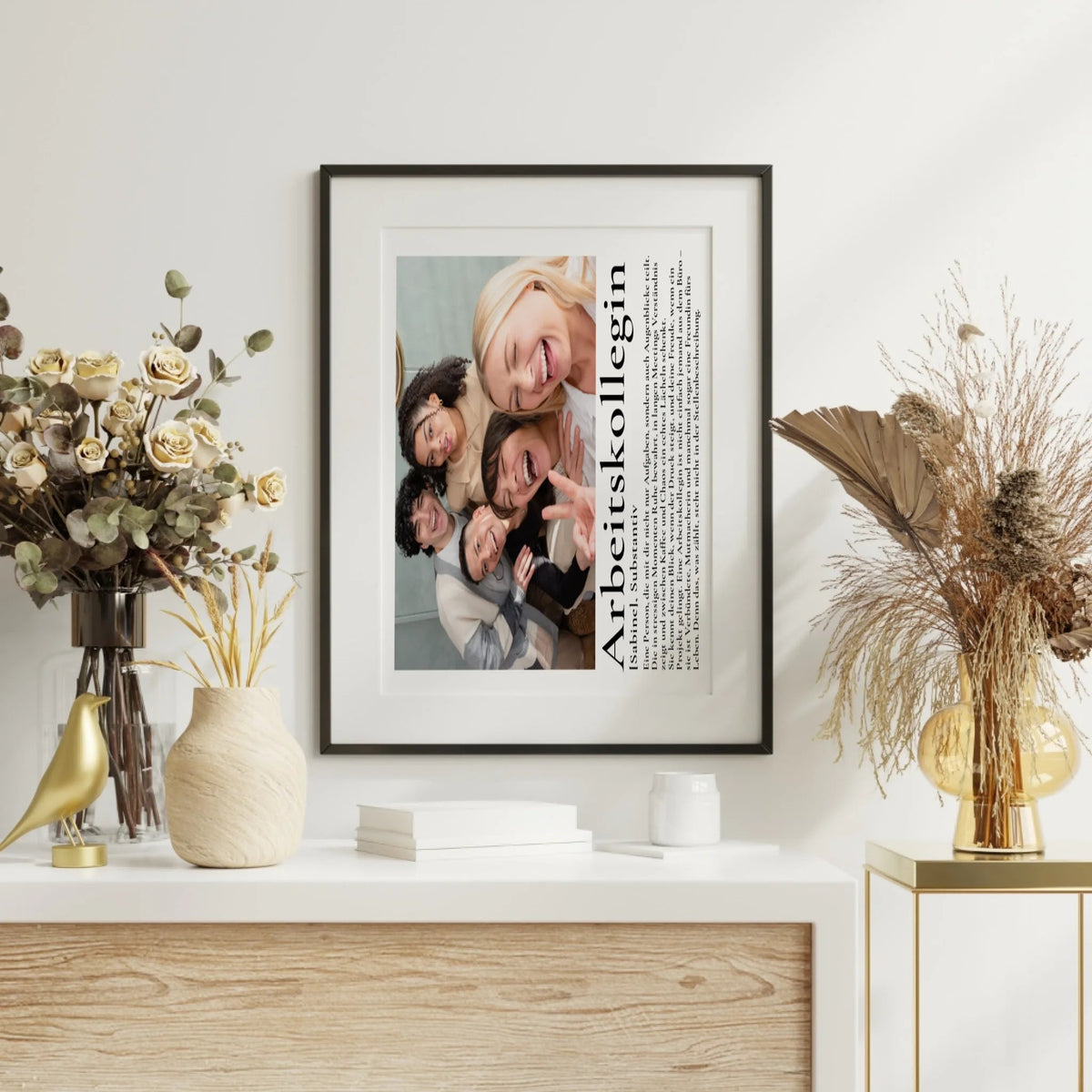 Personalisiertes Definitionsposter - Arbeitskollegin mit Wunschfoto Little Mathilda Little Mathilda Poster