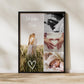 Personalisiertes Familienposter „Ich liebe dich“ – 4 Wunschfotos Little Mathilda Little Mathilda Poster