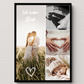 Personalisiertes Familienposter „Ich liebe dich“ – 4 Wunschfotos Little Mathilda Little Mathilda Poster